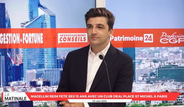 Benoit Faitot à La Matine de Patrimoine 24 pour présenter le club deal Saint Michel