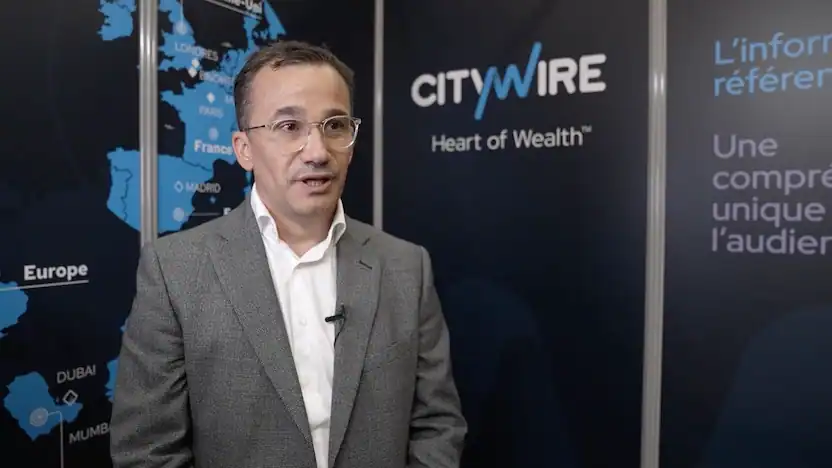 Guillaume Hilaire présente les nouveautés Magellim sur le stand citywire