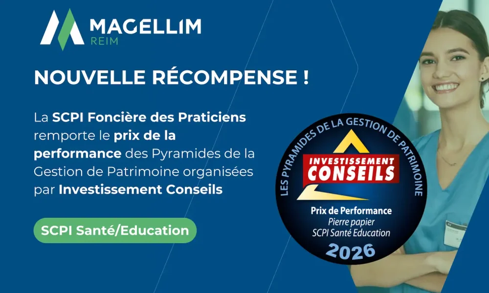 Nouvelle récompense pour la SCPI Foncière des Praticiens !