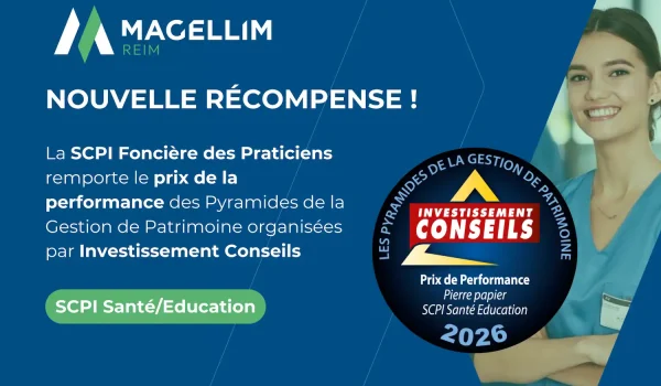 Nouvelle récompense pour la SCPI Foncière des Praticiens !